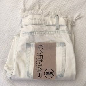 Carmar White Distressed Jeans